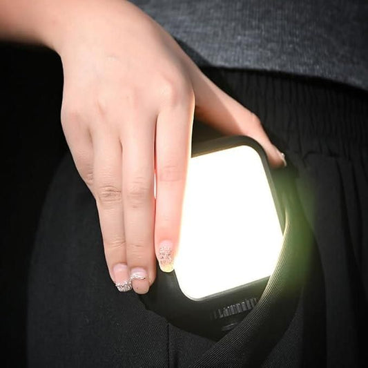 LED Video Light with Phone Holder Clip